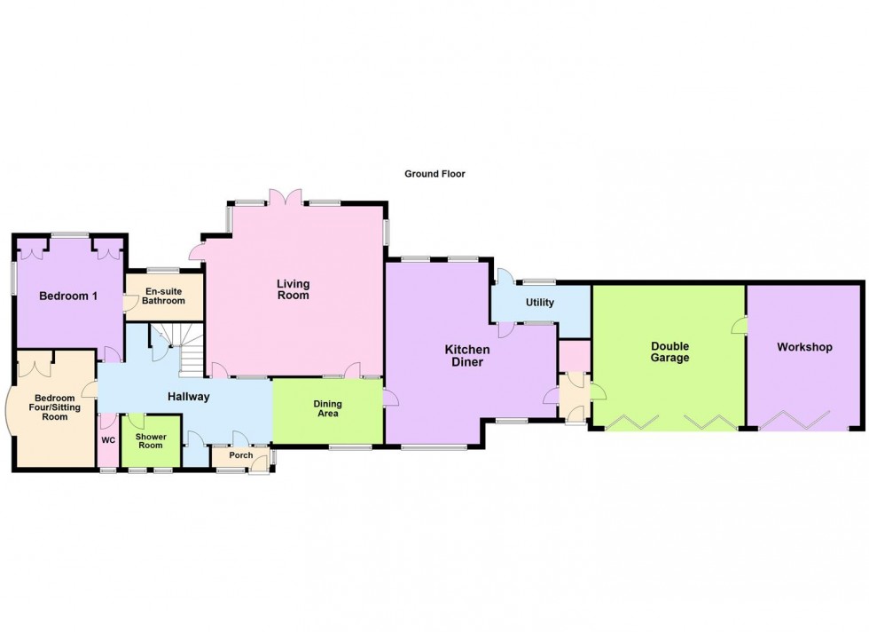 Floorplan for Stoughton Road, Oadby, Leicester