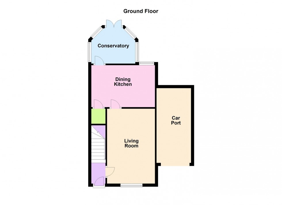 Floorplan for Simpson Close, Whetstone