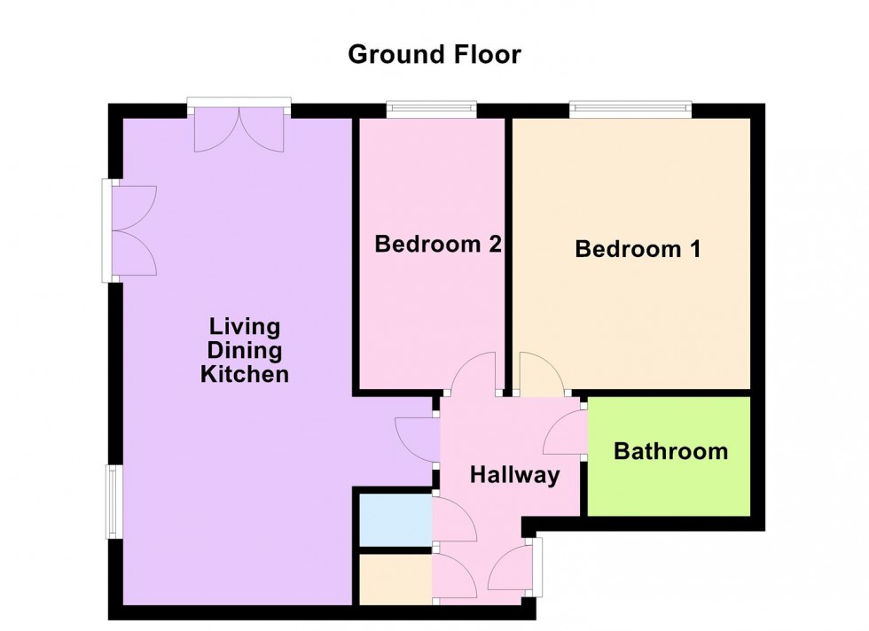 Floorplan for Loughland Close, Blaby, Leicester