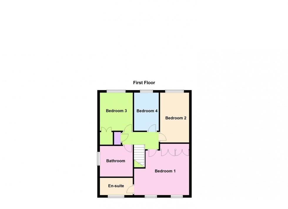 Floorplan for Nowles Close, Glen Parva