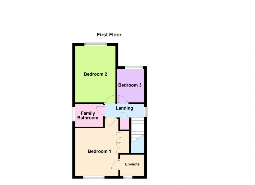 Floorplan for Aquitaine Close, Enderby, Leicester