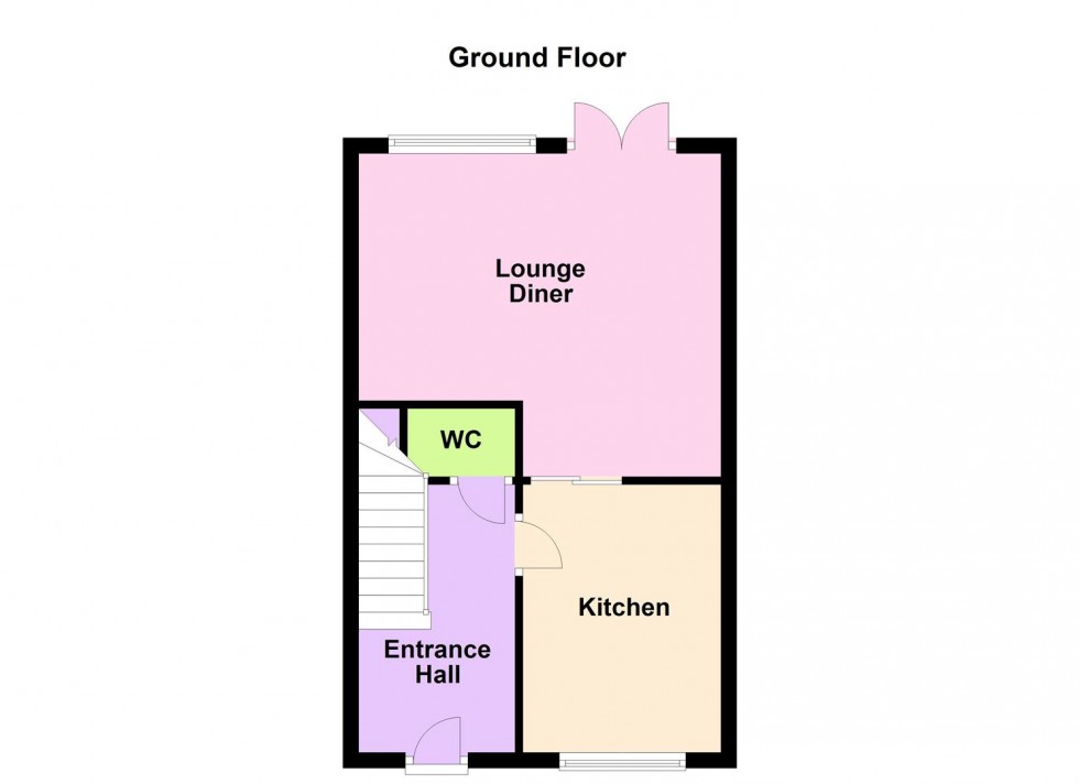 Floorplan for Preston Way, Huncote, Leicester