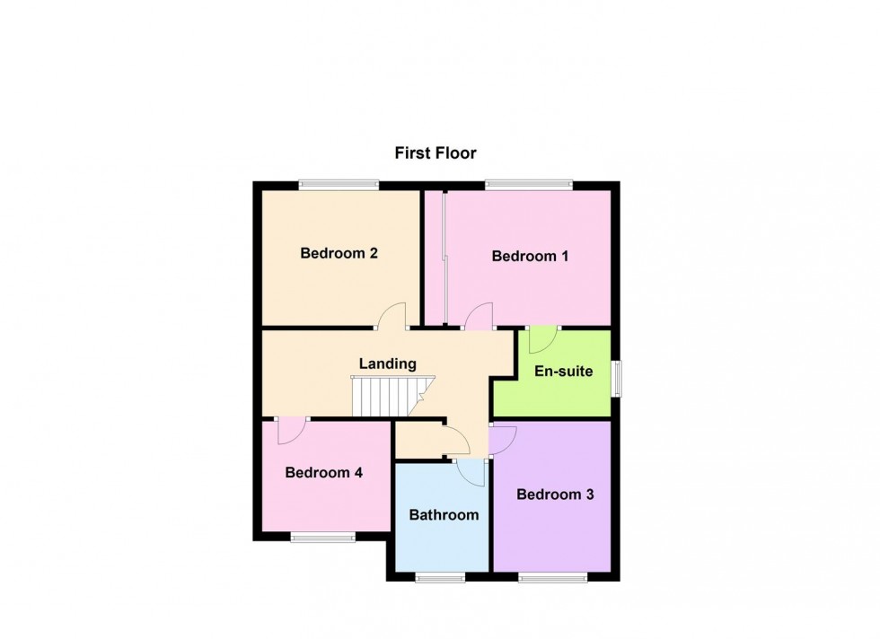 Floorplan for Burnham Drive, Whetstone