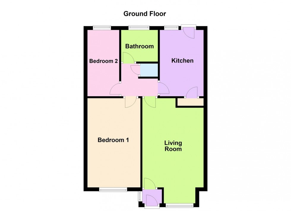 Floorplan for Clark Gardens, Blaby, Leicester