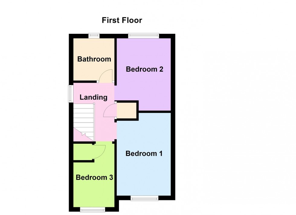 Floorplan for Stainmore Avenue, Narborough, Leicester