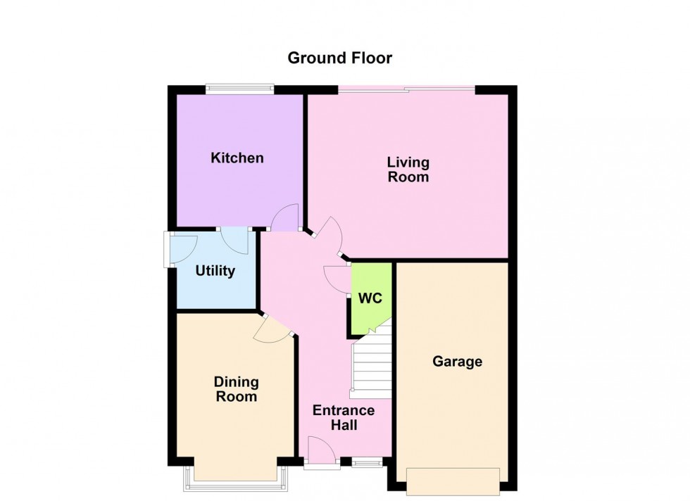 Floorplan for Bradstone Close, Broughton Astley, Leicester