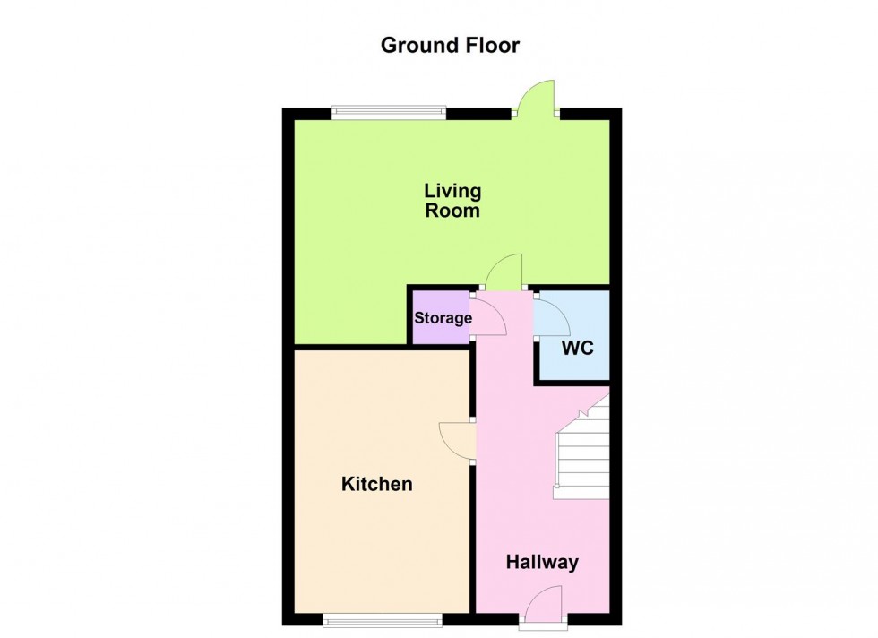 Floorplan for Skippers Close, Blaby, Leicester