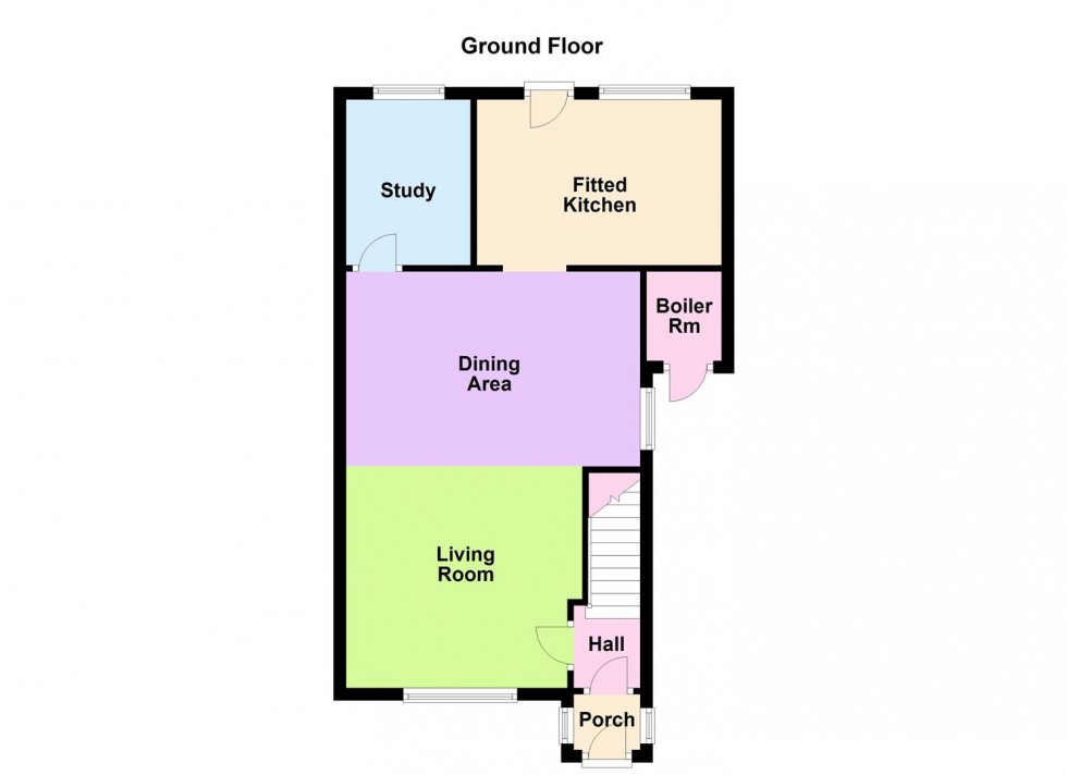 Floorplan for Croft Road, Cosby, Leicester