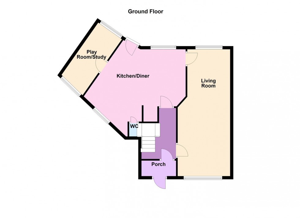 Floorplan for Repton Road, Wigston