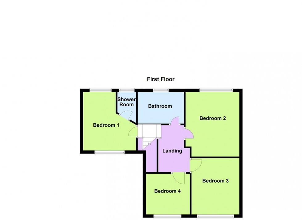 Floorplan for Repton Road, Wigston