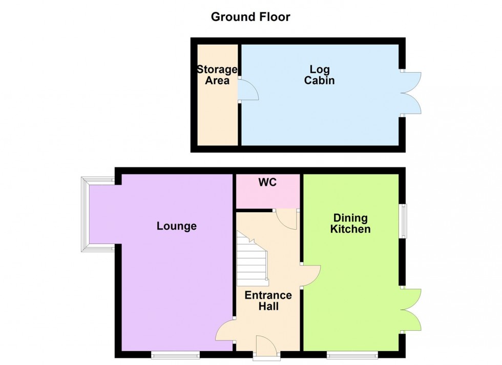 Floorplan for Southway, Blaby, Leicester