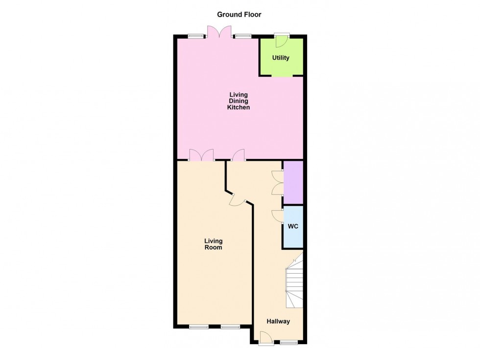 Floorplan for Croft Road, Cosby, Leicester