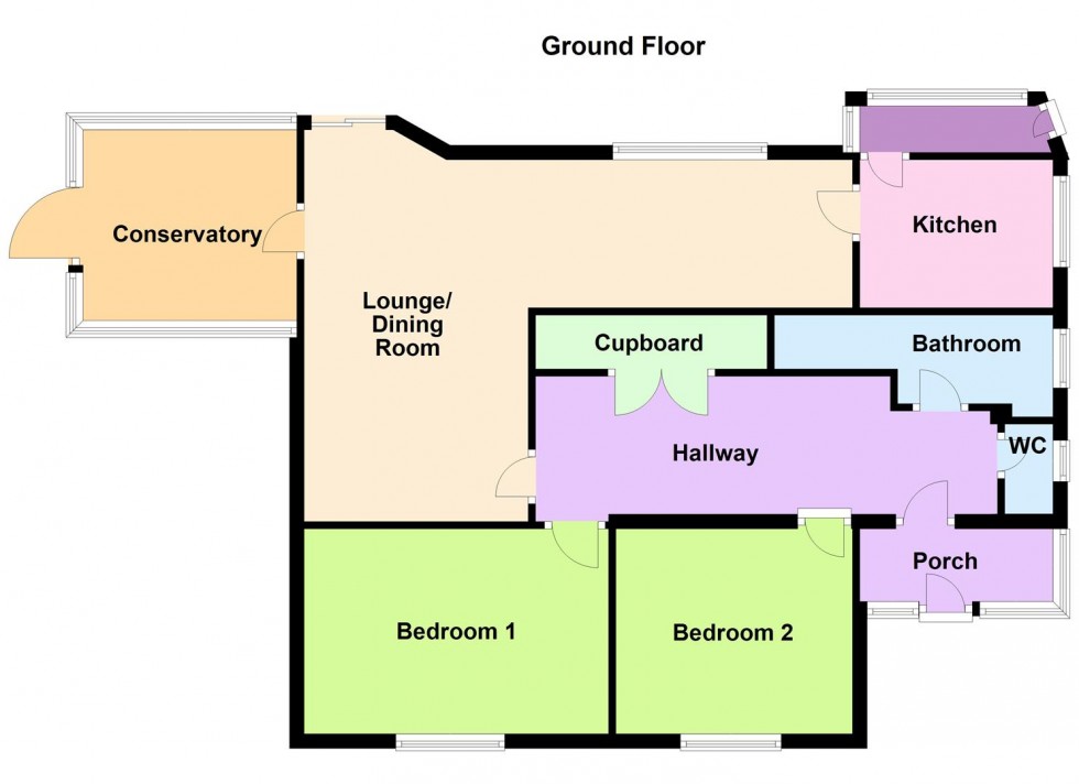 Floorplan for Boswell Street, Narborough, Leicester