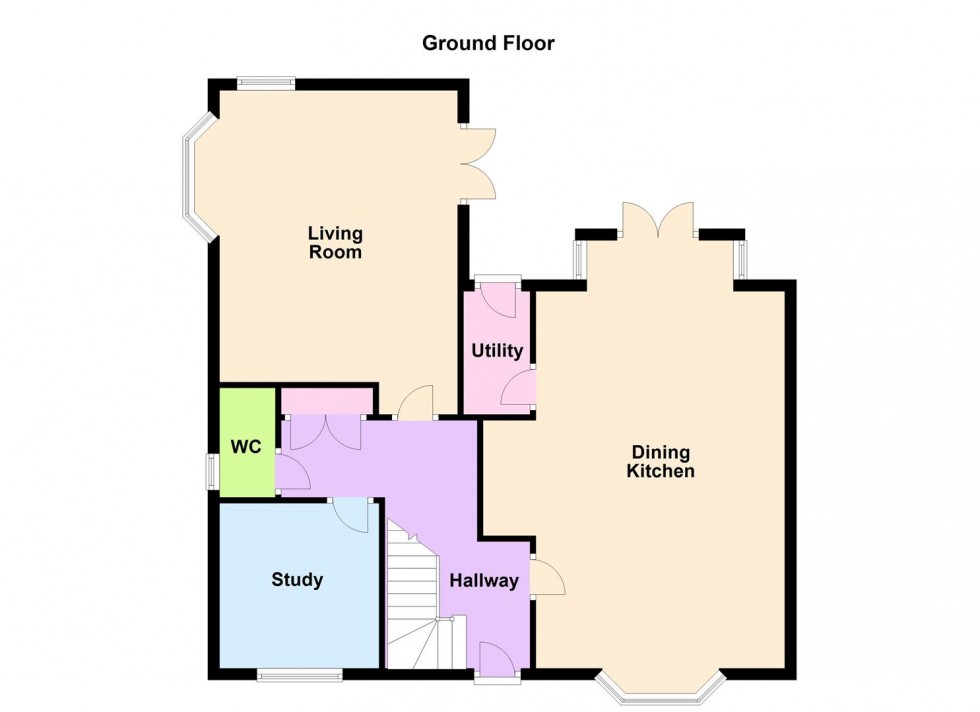 Floorplan for Wright Close, Whetstone, Leicester