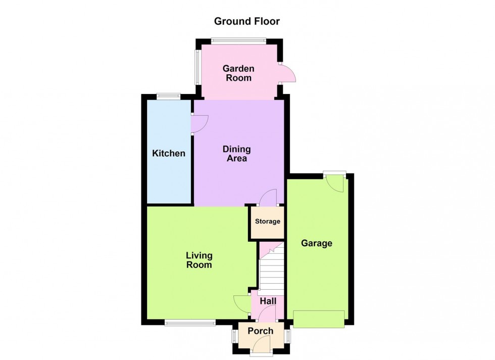 Floorplan for Eunice Avenue, Huncote, Leicester