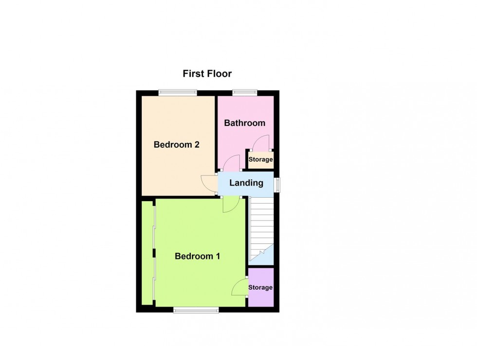 Floorplan for Eunice Avenue, Huncote, Leicester