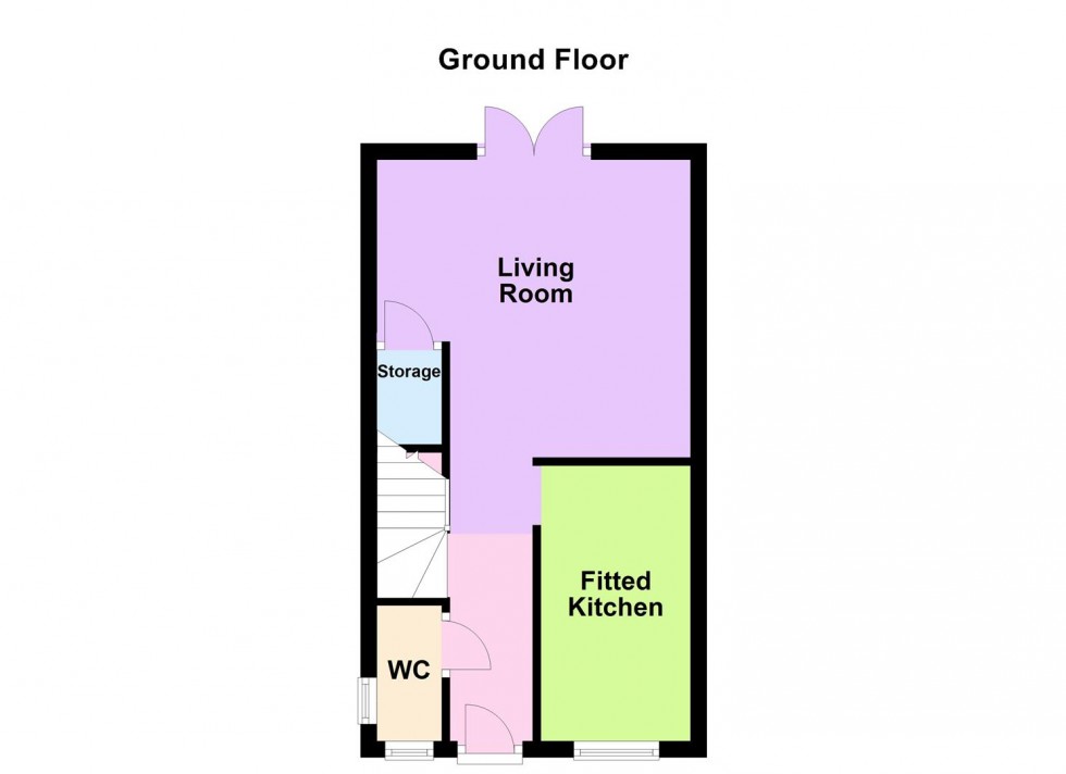 Floorplan for Rose Close, Cosby, Leicester