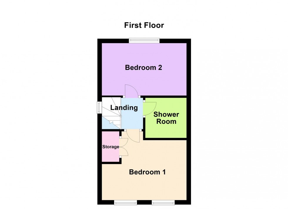 Floorplan for Rose Close, Cosby, Leicester