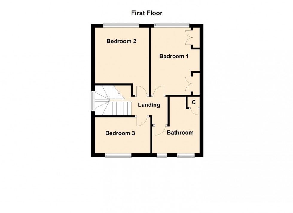 Floorplan for Heather Way, Countesthorpe, Leicester