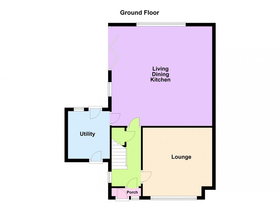 Floorplan for Pougher Close, Sapcote, Leicester