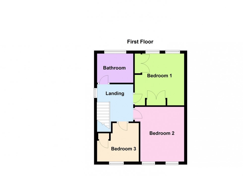 Floorplan for Pougher Close, Sapcote, Leicester