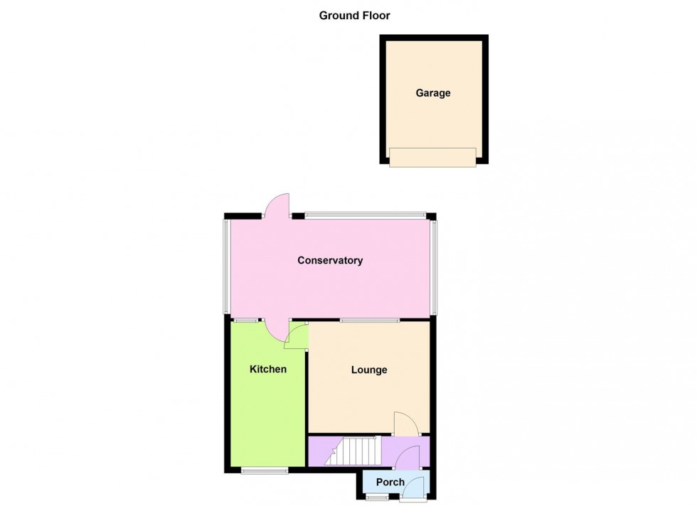 Floorplan for Family Home - Aland Gardens, Broughton Astley, Leicester