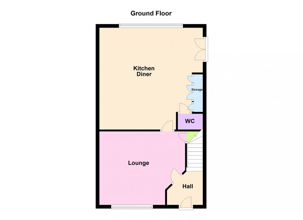 Floorplan for Bayswater Drive, Glen Parva