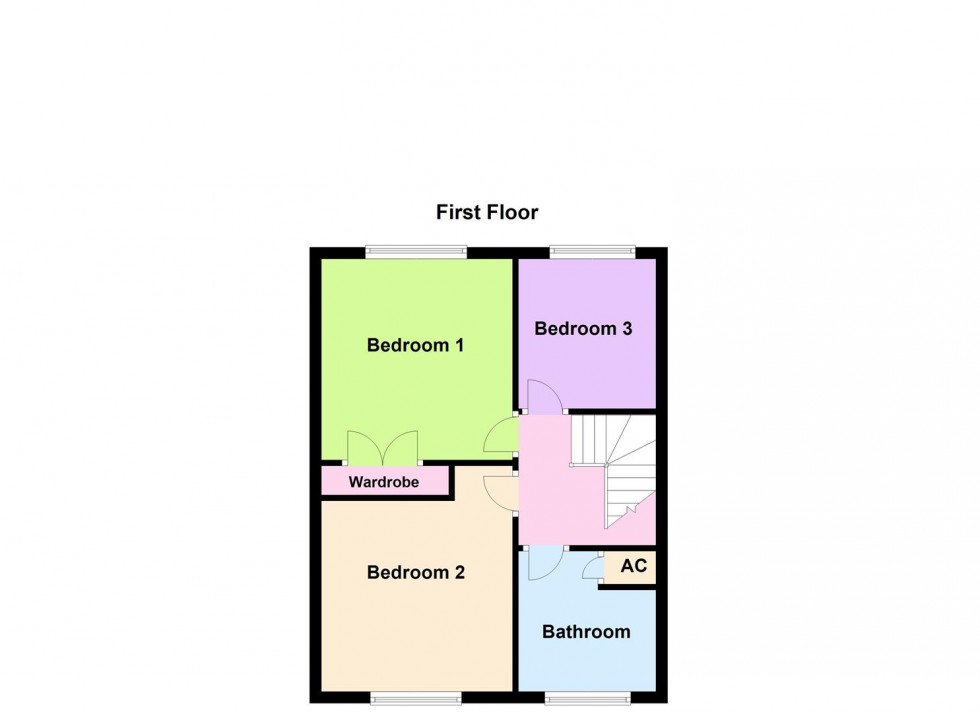 Floorplan for Bayswater Drive, Glen Parva