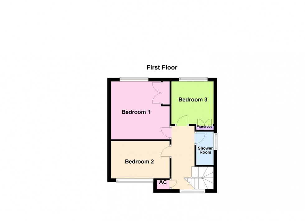 Floorplan for Hill View Drive, Cosby, Leicester