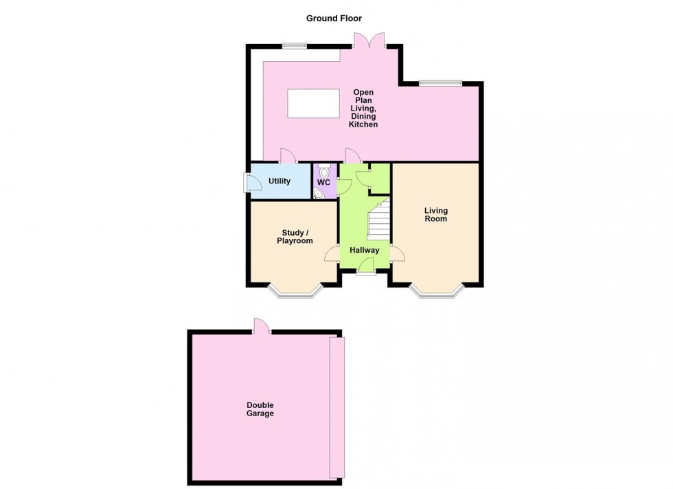 Floorplan for Ewan Close, Whetstone, Leicester