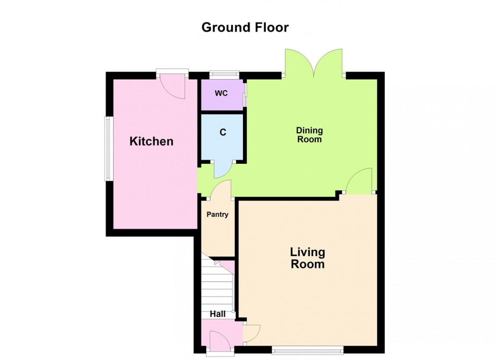 Floorplan for Waterloo Crescent, Countesthorpe, Leicester