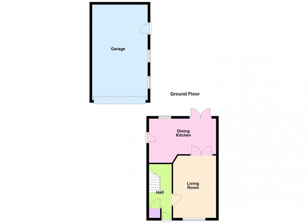 Floorplan for Saville Road, Blaby, Leicester