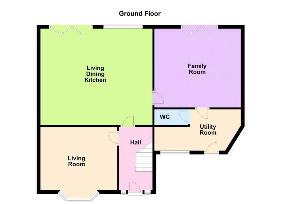 Floorplan for Westdale Avenue, Glen Parva, Leicester