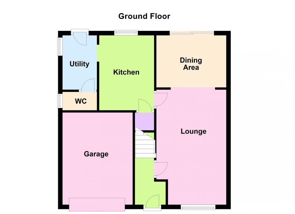 Floorplan for Sanderson Close, Whetstone, Leicester