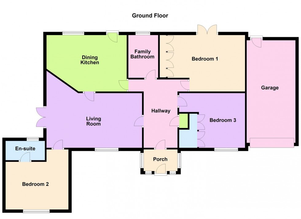 Floorplan for Huncote Road, Narborough