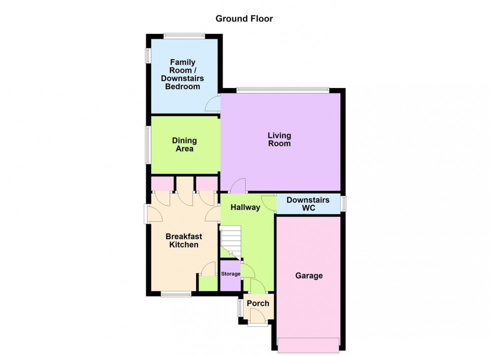 Floorplan for Orchard Avenue, Glen Parva