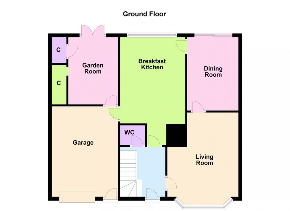 Floorplan for Highfield Crescent, Wigston