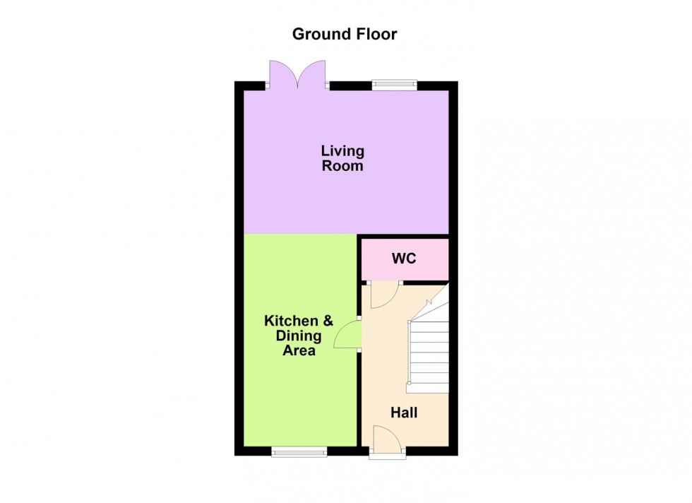 Floorplan for Evans Avenue, Broughton Astley, Leicester