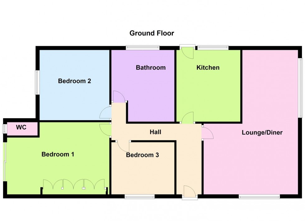 Floorplan for Coleridge Drive, Enderby