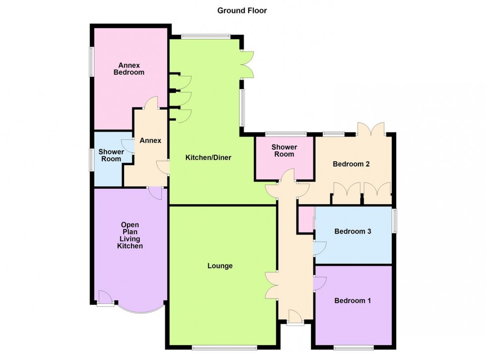 Floorplan for South Avenue, Ullesthorpe, Lutterworth