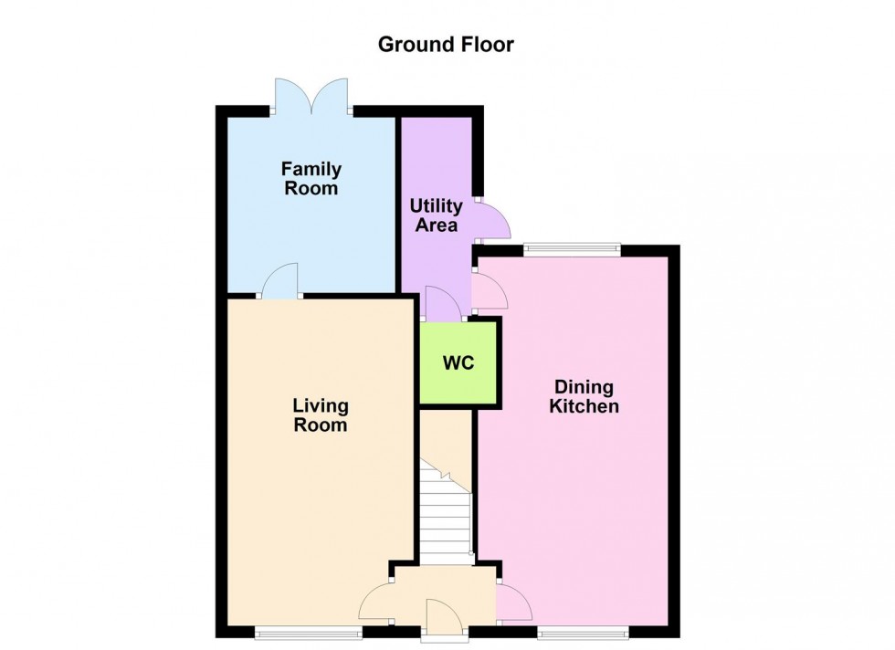 Floorplan for Maple Tree Walk, Littlethorpe, Leicester