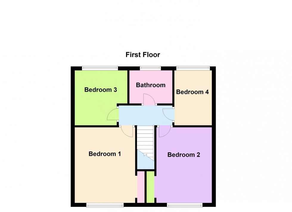 Floorplan for Maple Tree Walk, Littlethorpe, Leicester