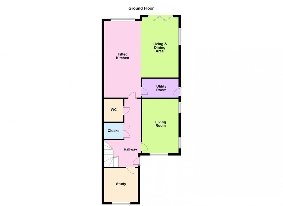 Floorplan for Coventry Road, Broughton Astley