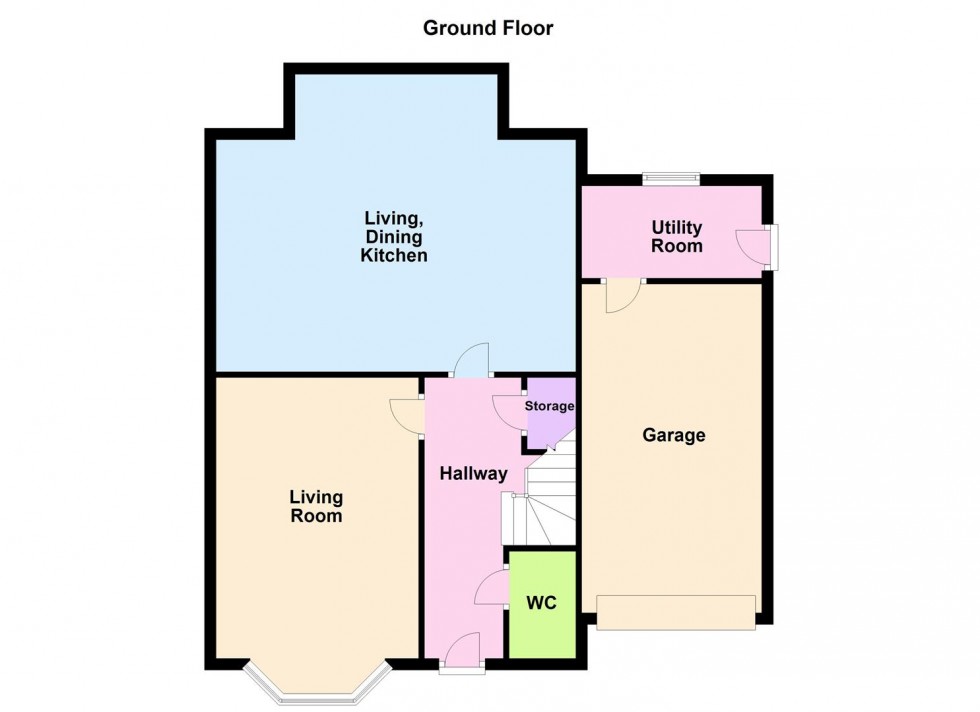 Floorplan for Ewan Close, Whetstone, Leicester