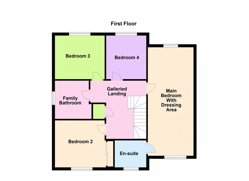 Floorplan for Ewan Close, Whetstone, Leicester