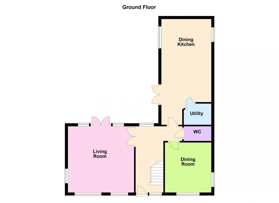 Floorplan for Bradgate Close, Narborough, Leicester