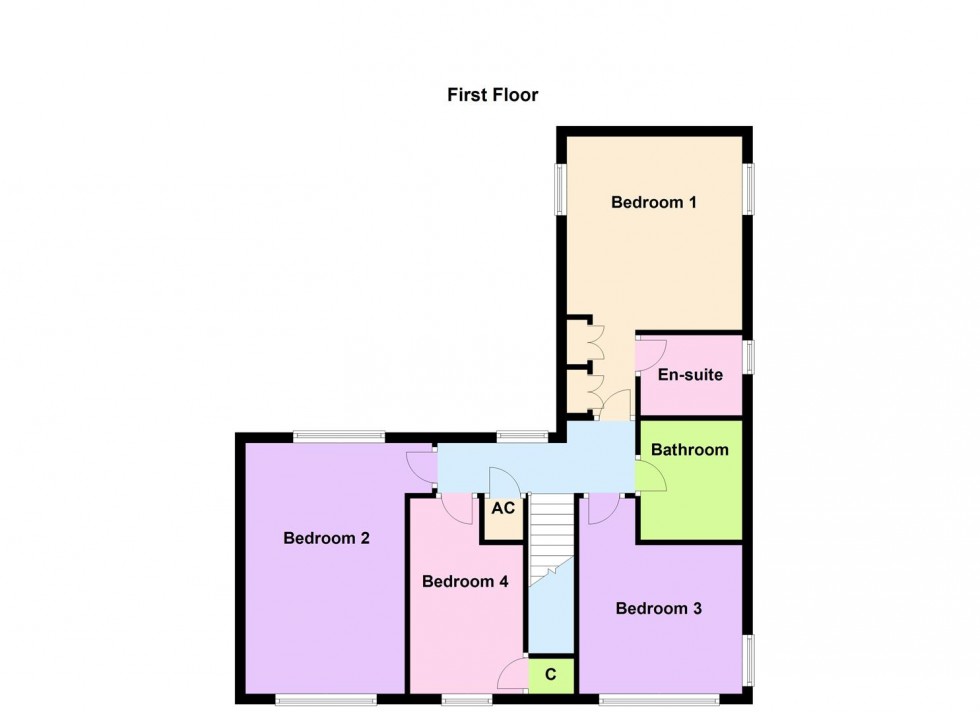 Floorplan for Bradgate Close, Narborough, Leicester