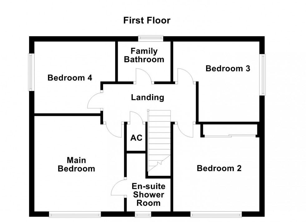 Floorplan for Hunter Road, Whetstone, Leicester