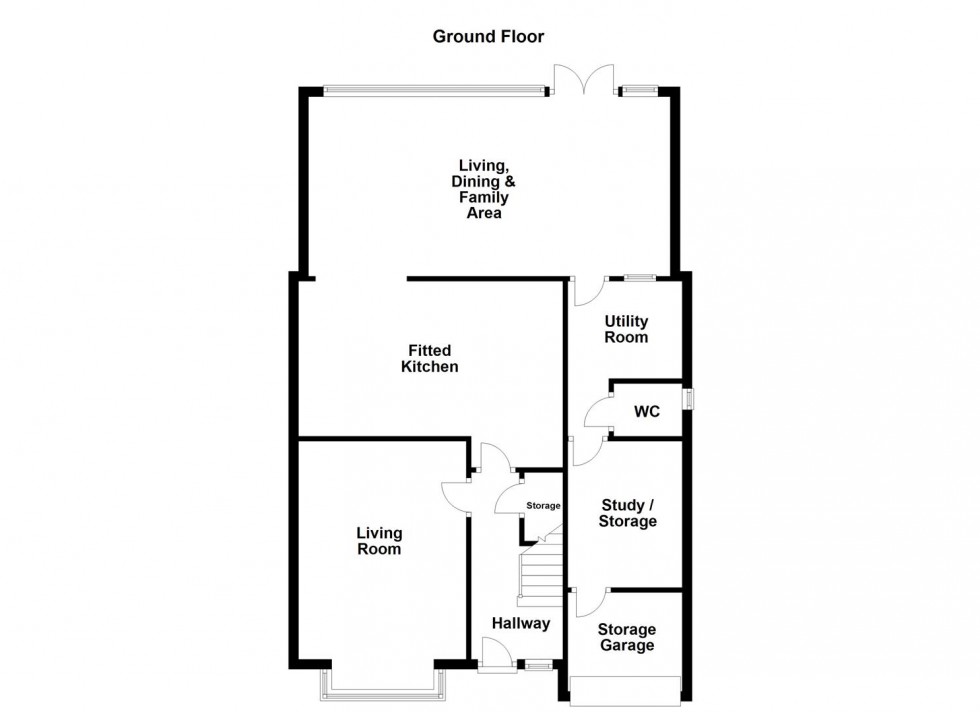 Floorplan for Squirrel Close, Narborough, Leicester