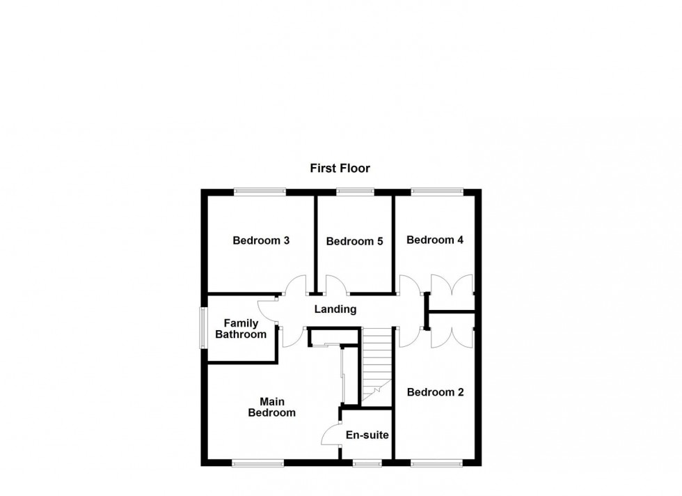 Floorplan for Squirrel Close, Narborough, Leicester